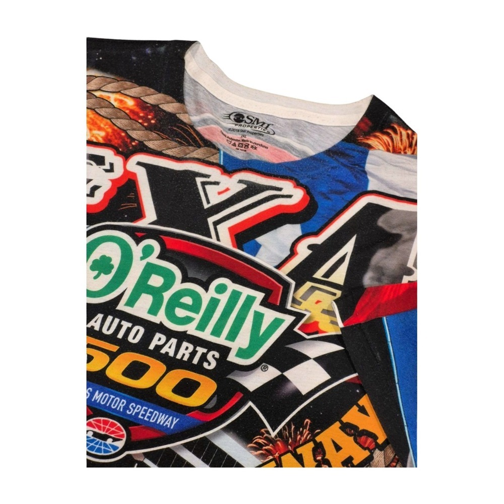 NASCAR Texas Motor Speedway 500 2018 Large AOP T-Shirt‎ O'Reilly Adult 2XL